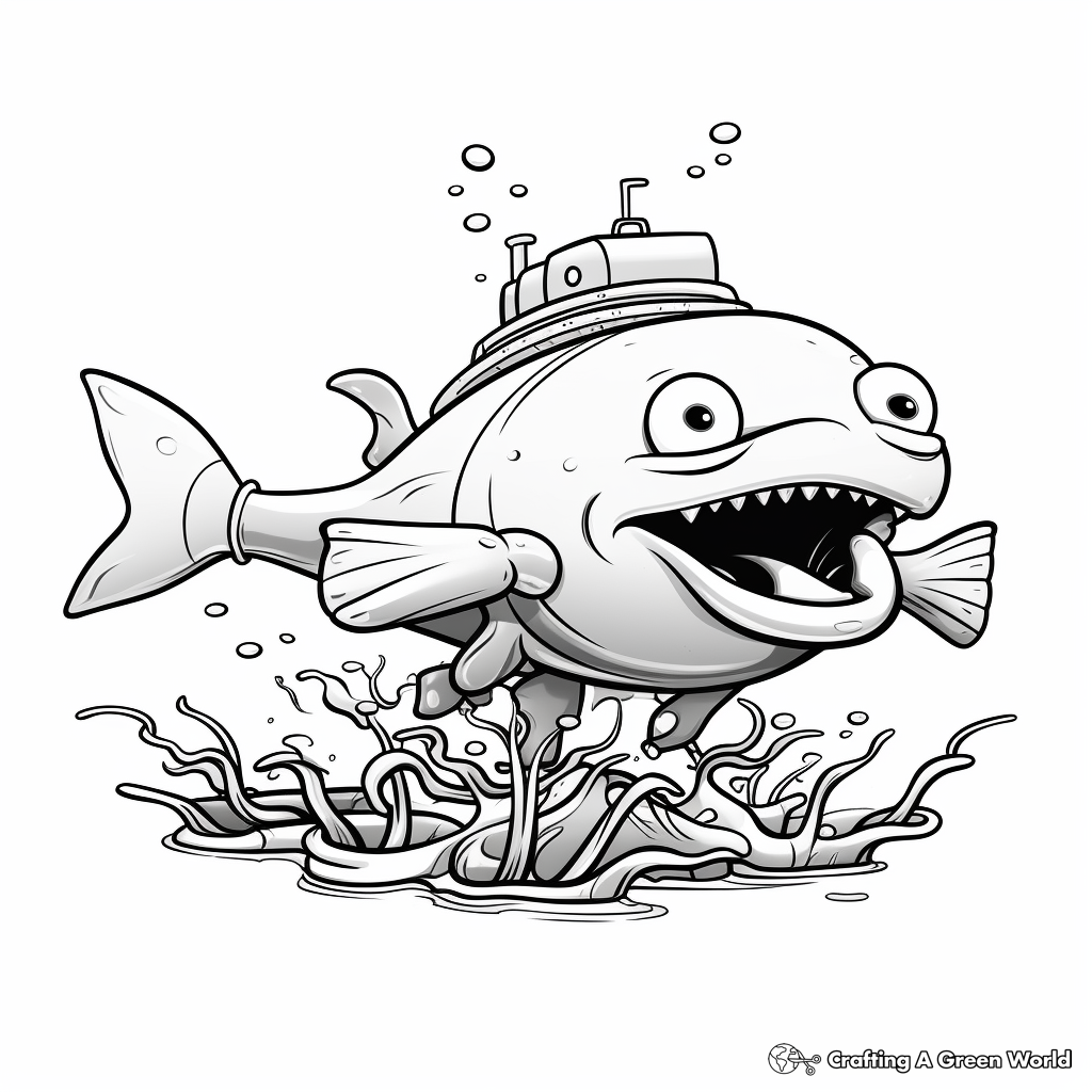 The Shocking World of Electric Eels: Interactive Coloring Pages 2