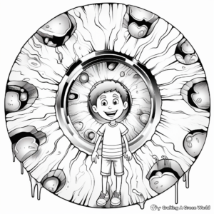Therapeutic Geode Dimensions Coloring Pages 1