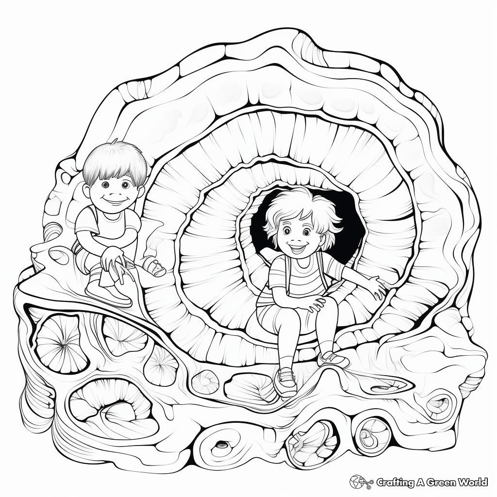Therapeutic Geode Dimensions Coloring Pages 3