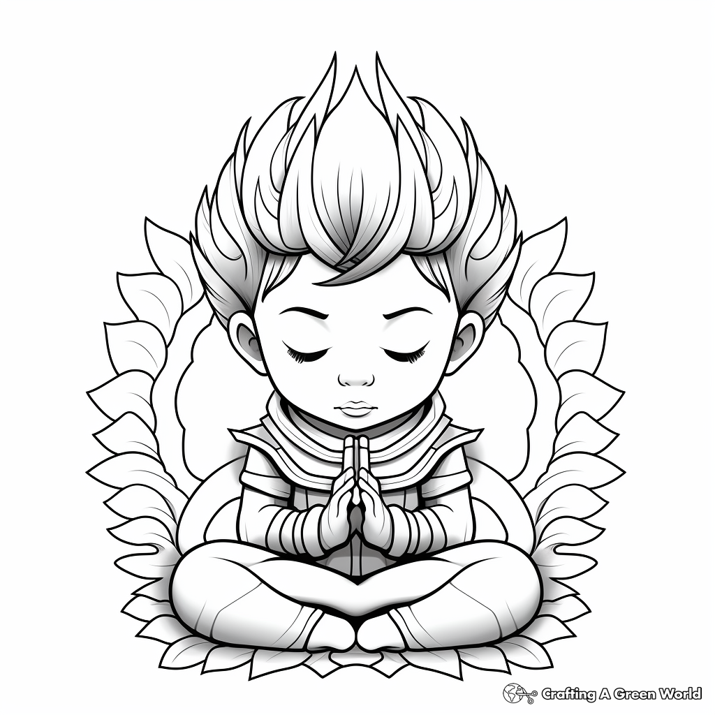 Throat Chakra Coloring Pages 2
