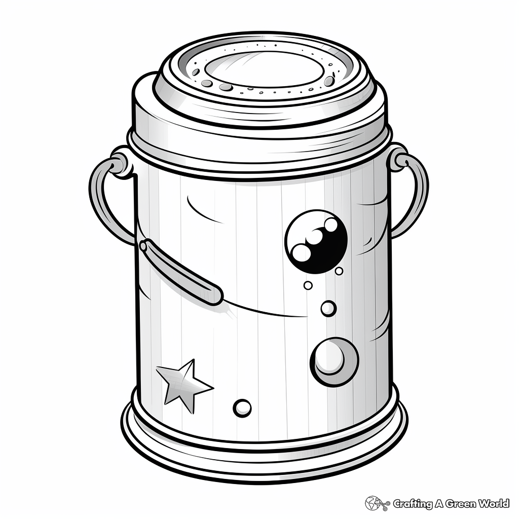 Tin Can Coloring Pages for Kids 3