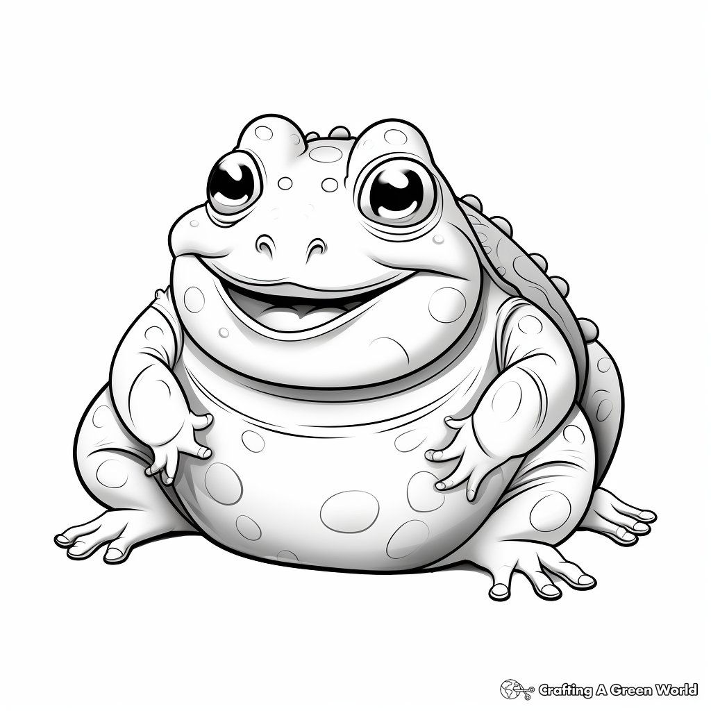 Toads of the World: Variety Coloring Sheet 2