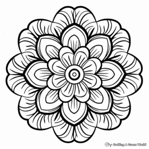 Traditional Circular Mandala Coloring Pages 2