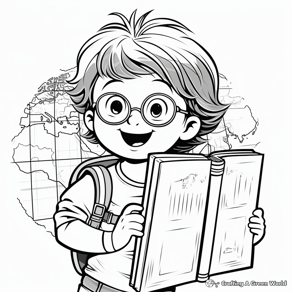 Travel-Inspired Passport Coloring Pages 3