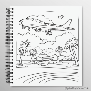 Travel Themed Printable Coloring Pages 3
