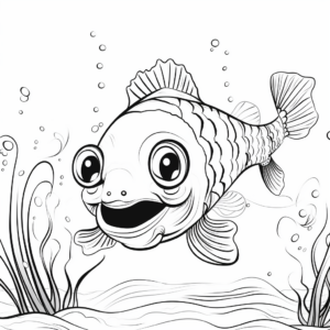 Tropical Electric Eel Coloring Pages 4
