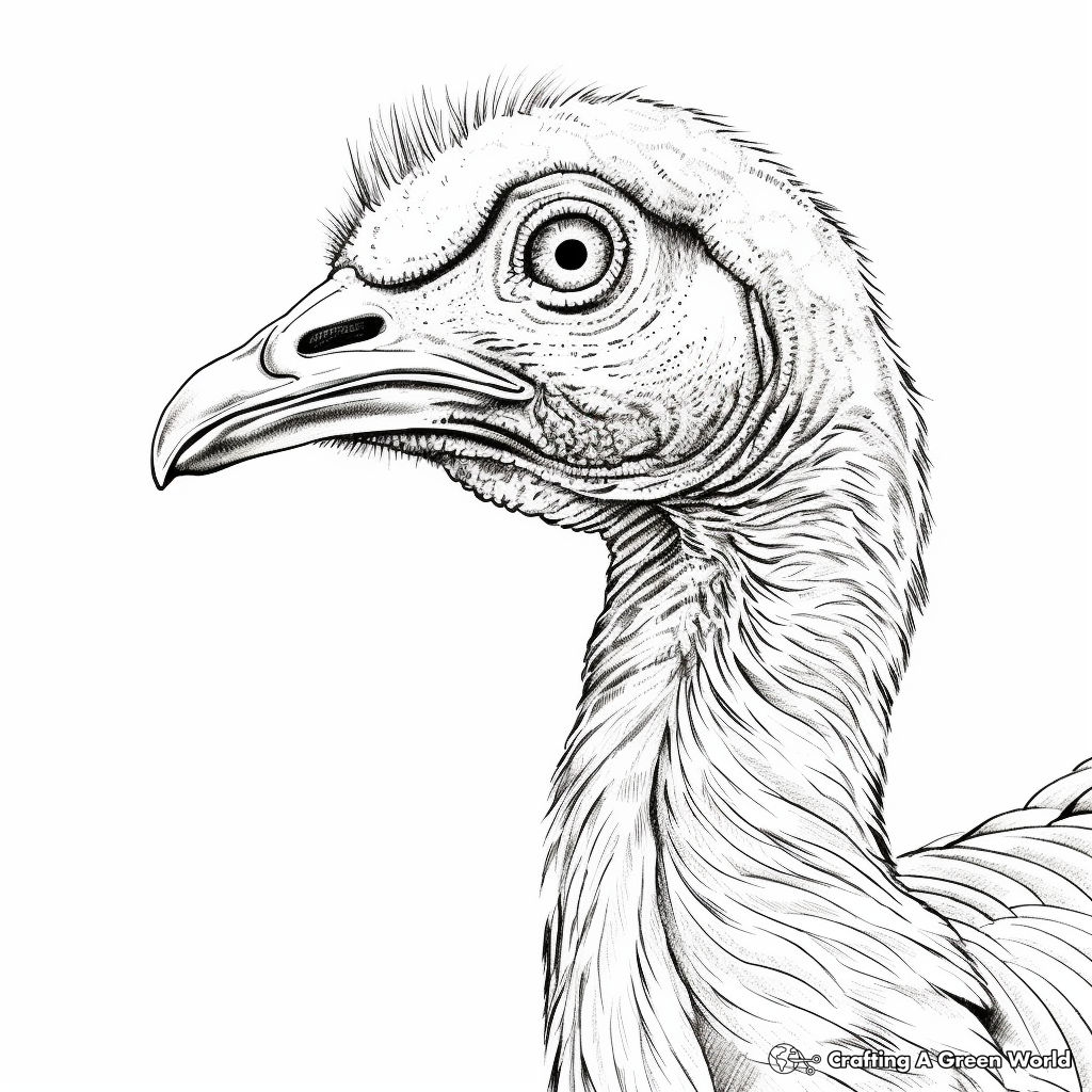 Turkey Profile Picture Coloring Pages 2