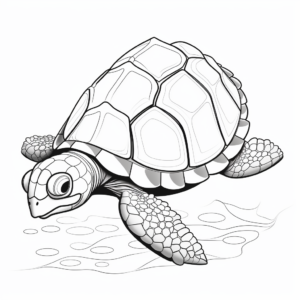 Turtle Shell Protection Adaptation Coloring Pages 1