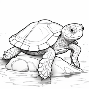Turtle Shell Protection Adaptation Coloring Pages 4