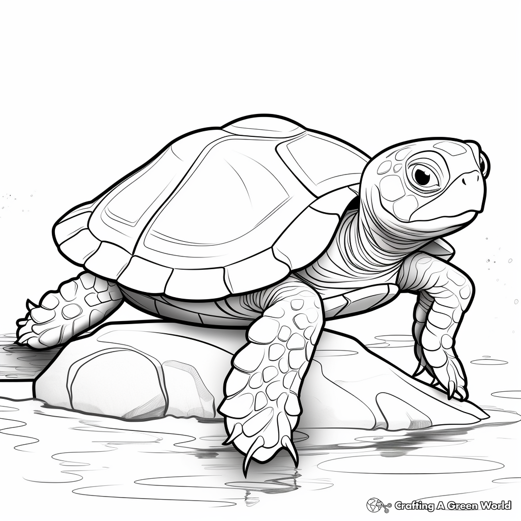 Turtle Shell Protection Adaptation Coloring Pages 4