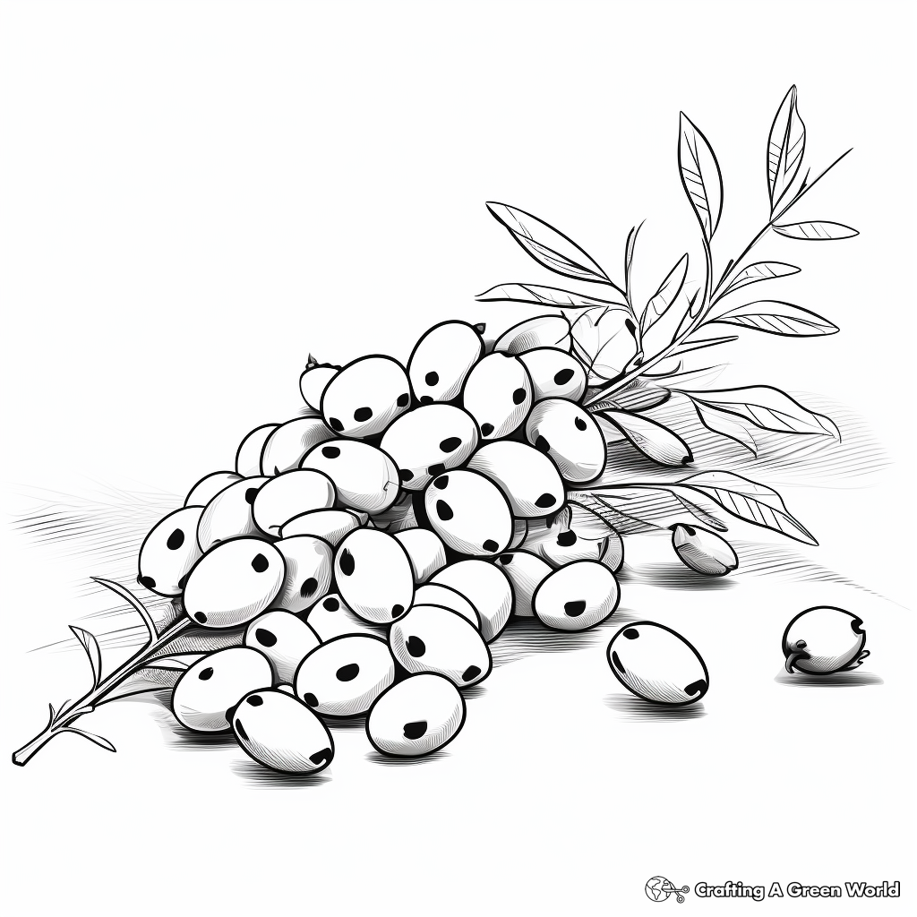 Tuttle Chinese Black Pea Coloring Pages 1