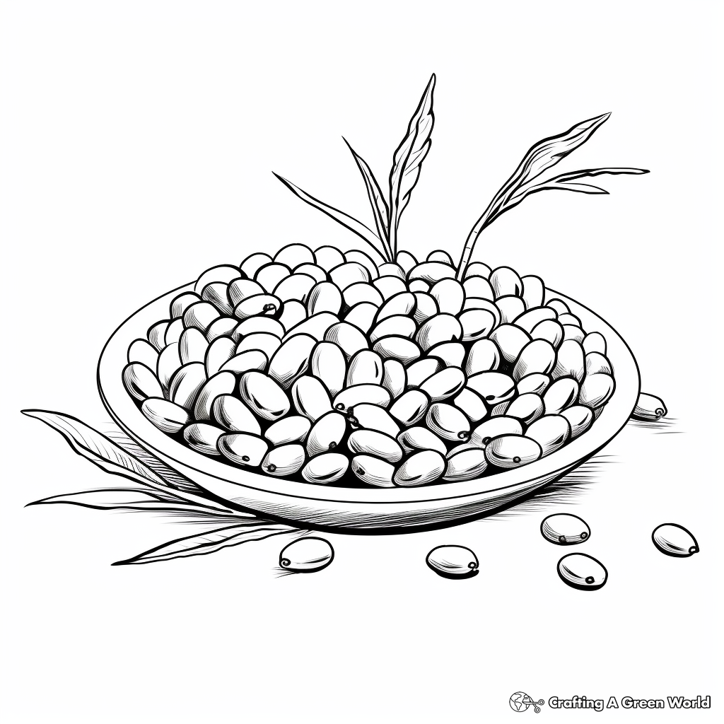 Tuttle Chinese Black Pea Coloring Pages 4