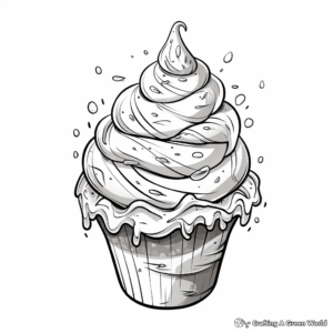 Twisted Soft Serve Ice Cream Coloring Pages 3