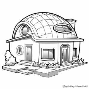 Unique Igloo House Coloring Pages 2