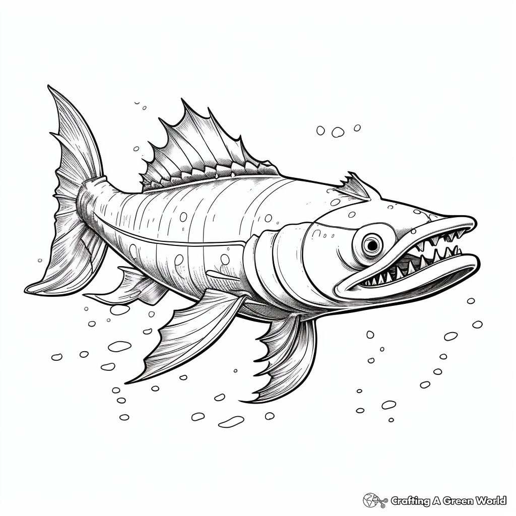 Up-Close Electric Catfish Coloring Pages 4