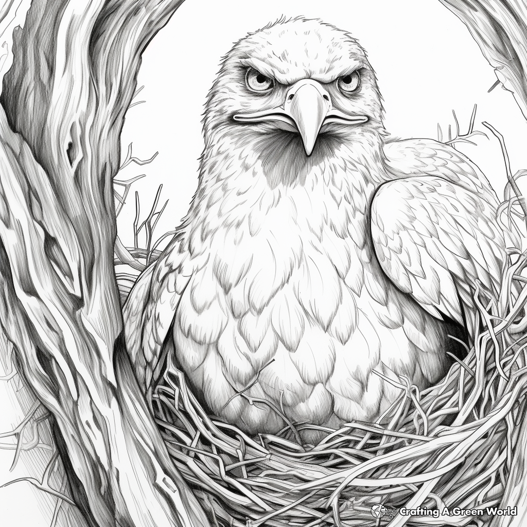 Utahraptor Nest Scene Coloring Pages 4