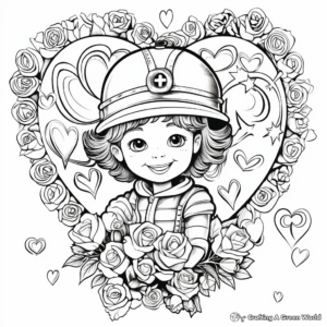 Valentine's Day 'I Love You' Coloring Pages 1