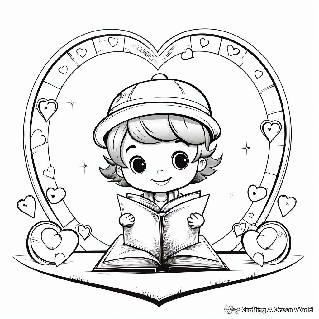 Valentine's Day 'I Love You' Coloring Pages 3