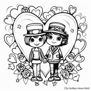 Valentine's Day Love Coloring Pages 2