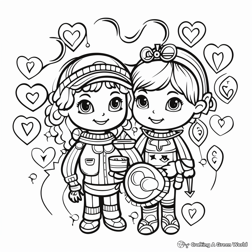 Valentine's Day Love Coloring Pages 4