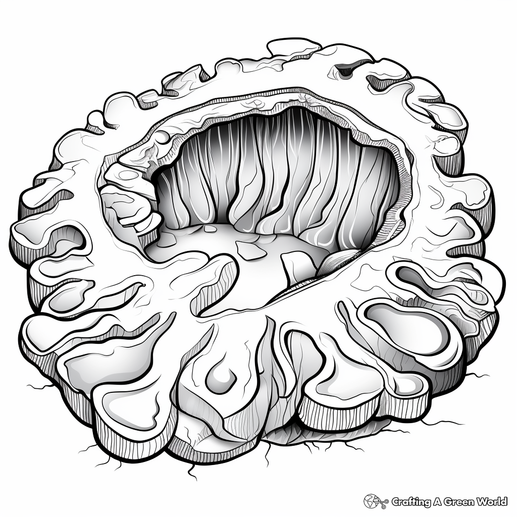 Vibrant Agate Geode Coloring Pages 4