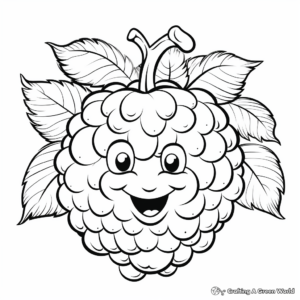 Vibrant Raspberry Coloring Pages 3