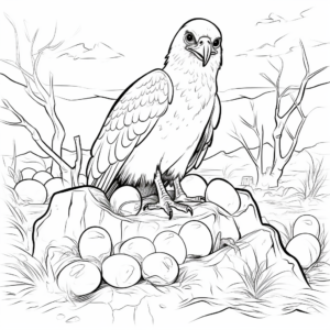 Vulture Nest Site Coloring Pages 3