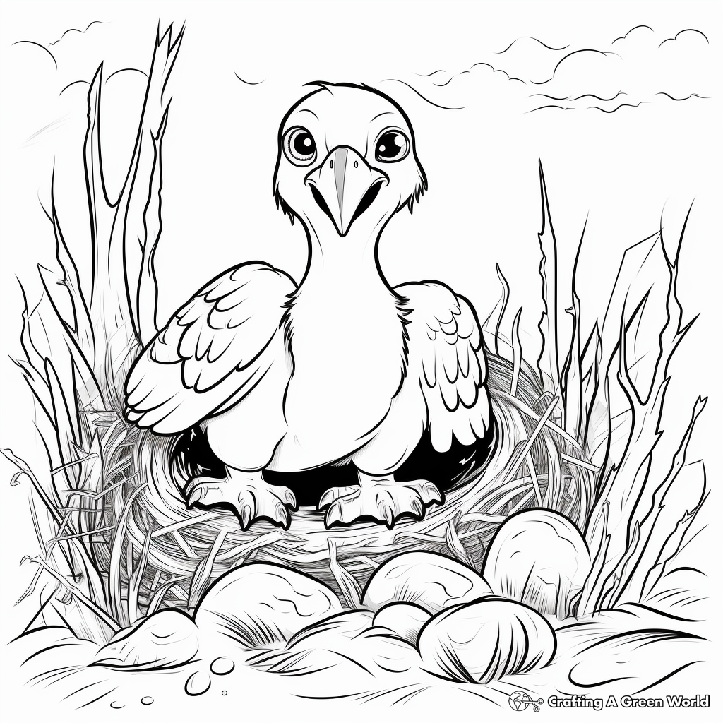 Vulture Nest Site Coloring Pages 4