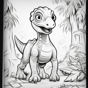 Walking with Dinosaurs: Animated Coloring Pages 3
