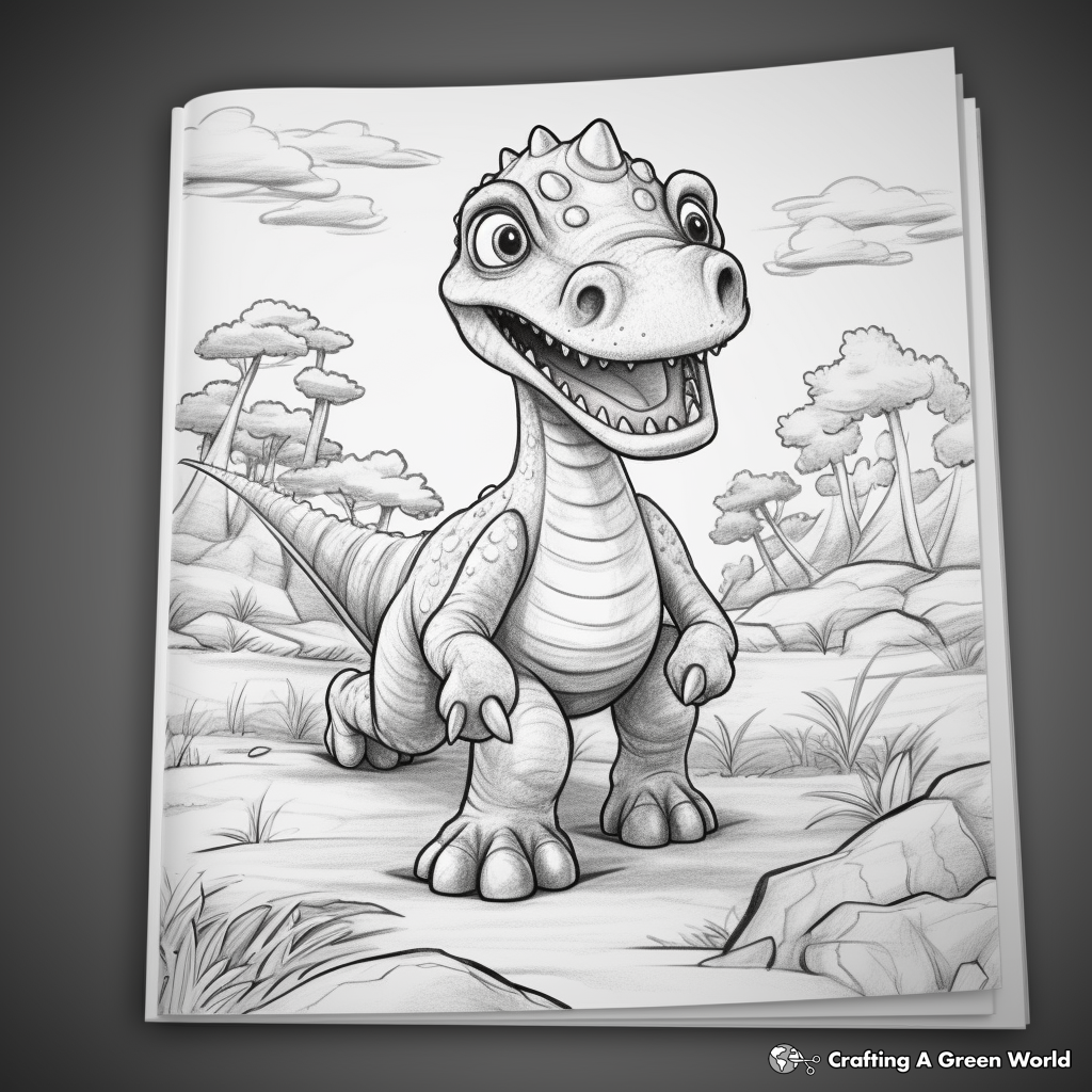 Walking with Dinosaurs: Animated Coloring Pages 4