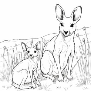 Wallaby Wildlife Rescue Coloring Pages 3