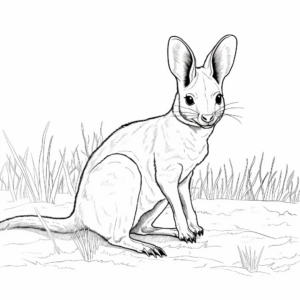 Wallaby Wildlife Rescue Coloring Pages 4