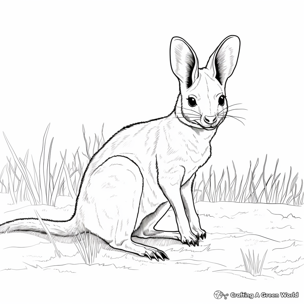 Wallaby Wildlife Rescue Coloring Pages 4