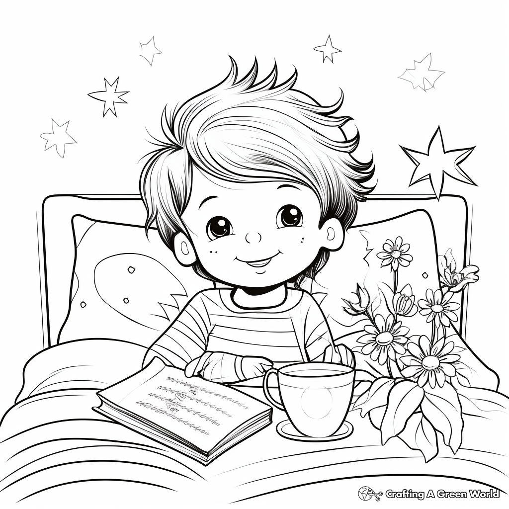 Warm Heart and Affectionate Wishes Coloring Pages 3