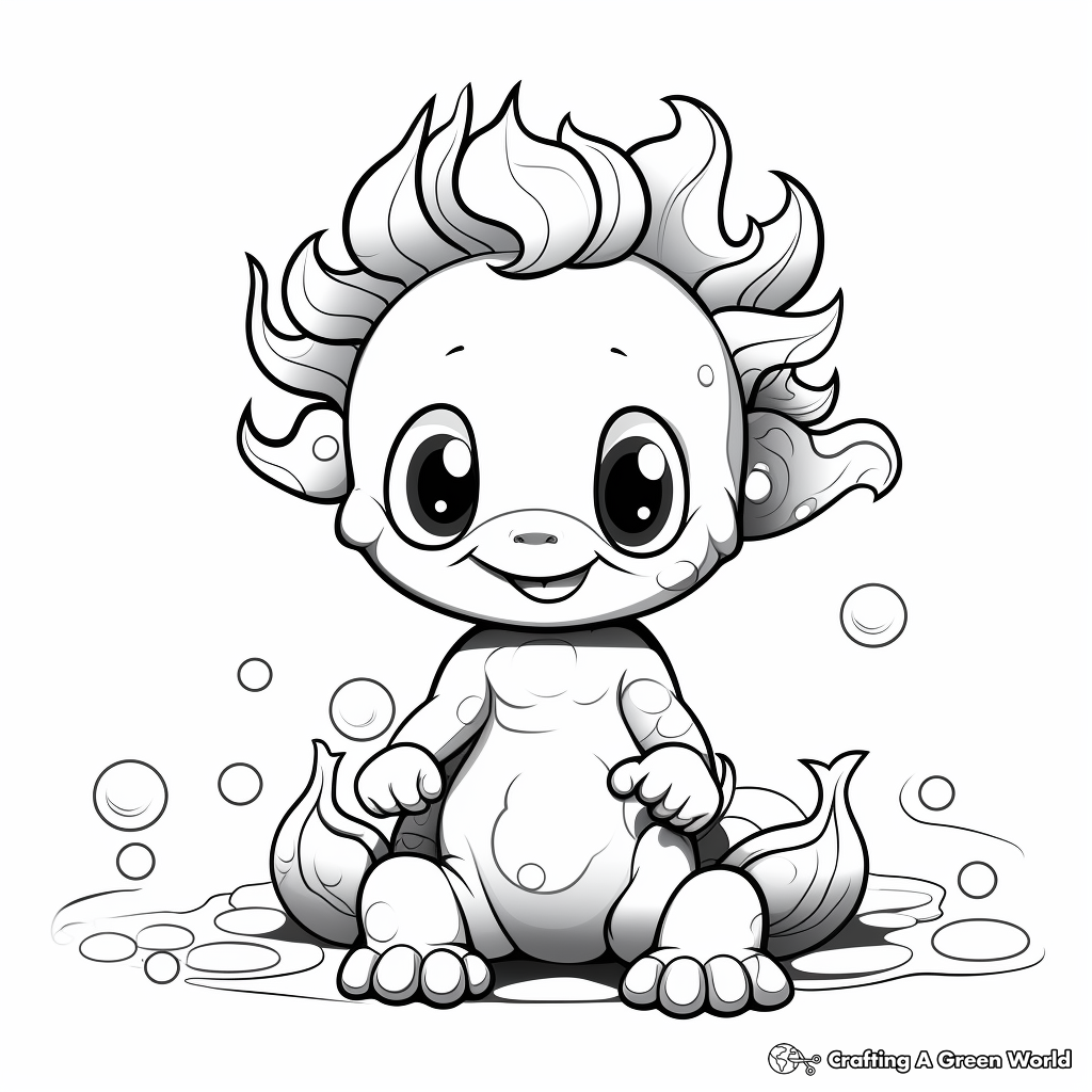 Warty Salamander Coloring Pages, Full of Texture 2