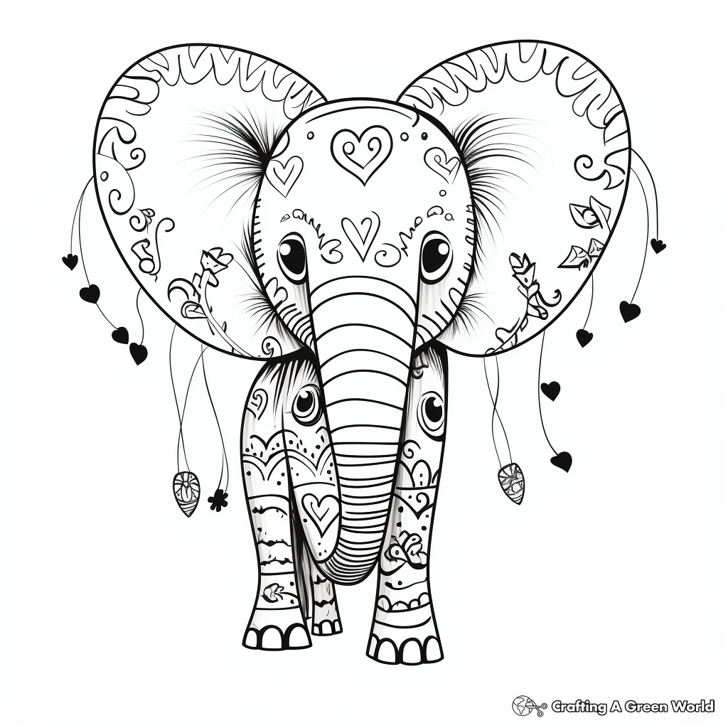 Whimsical Animal-Shaped Balloon Coloring Pages 3