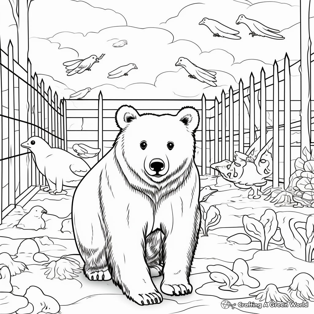 Wild Animal Rehabilitation Center Coloring Pages 1