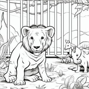 Wild Animal Rehabilitation Center Coloring Pages 2
