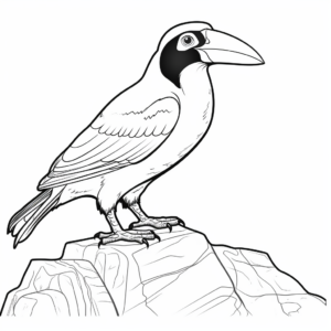 Wild Spot-Billed Toucan Coloring Pages 3
