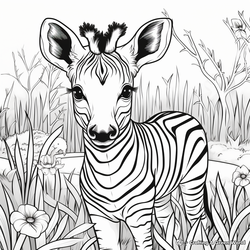 Wild with Wildlife: Printable Safari Animal Coloring Pages 2
