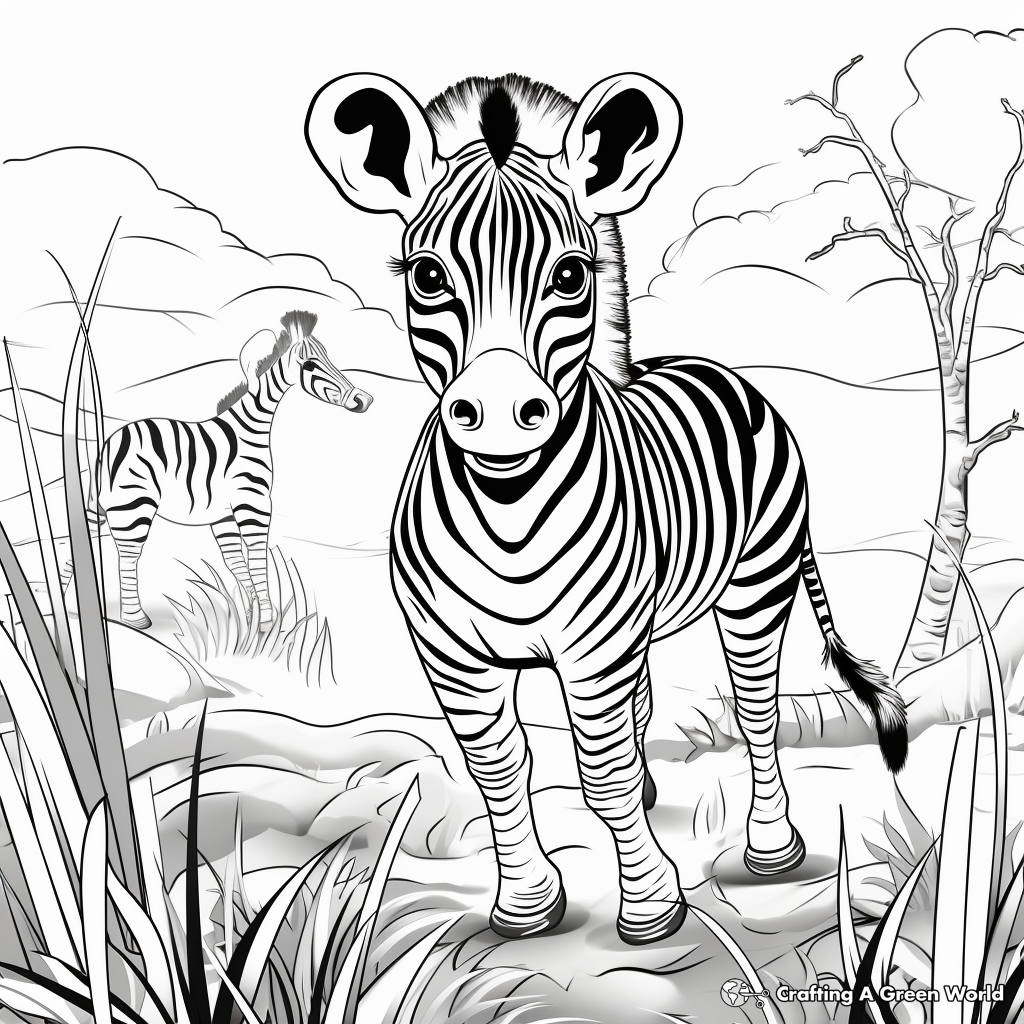 Wild with Wildlife: Printable Safari Animal Coloring Pages 3