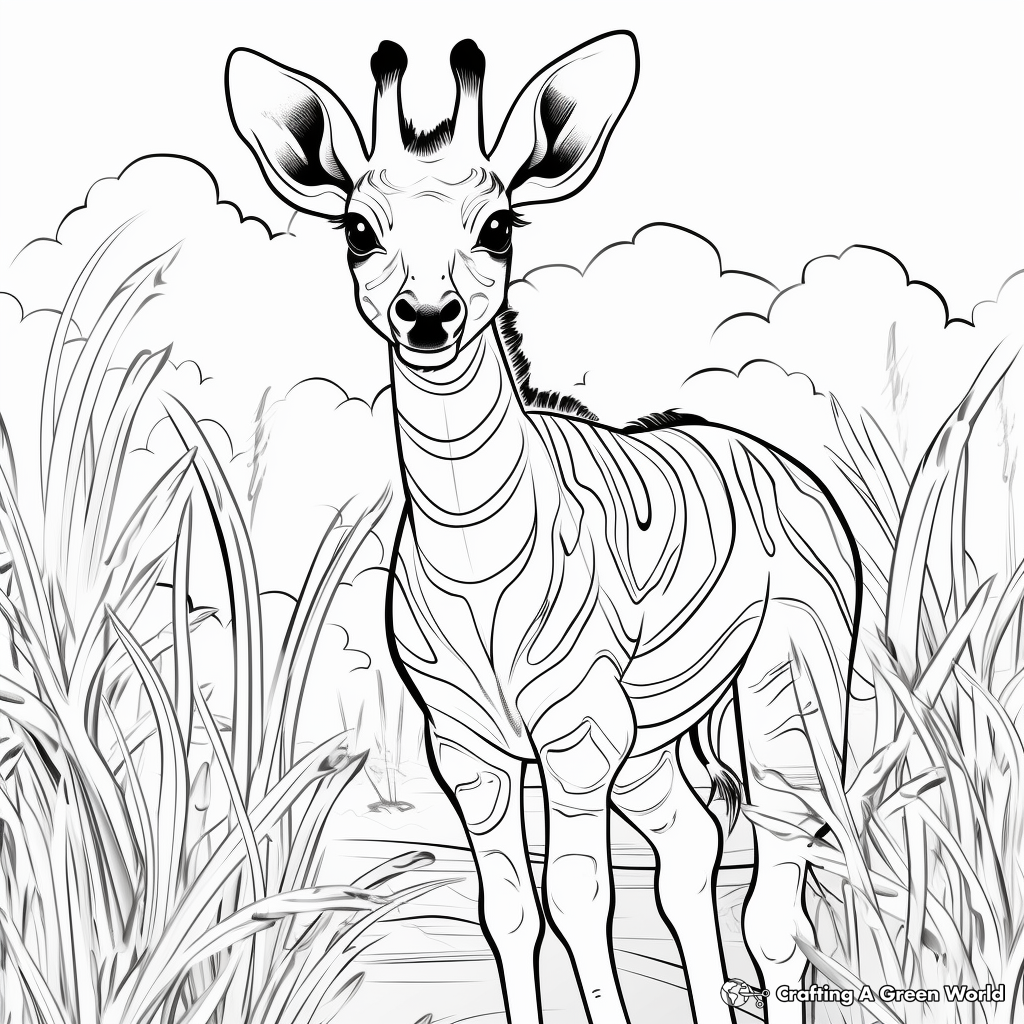 Wild with Wildlife: Printable Safari Animal Coloring Pages 4