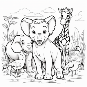 Wildlife Rescue Coloring Pages 2