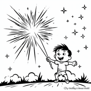 Wishes Come True Shooting Star Coloring Pages 1