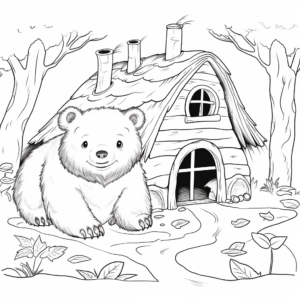 Wombat Burrow: Home Sweet Home Coloring Pages 2