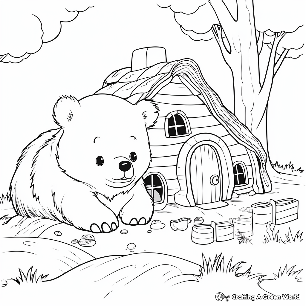 Wombat Burrow: Home Sweet Home Coloring Pages 3