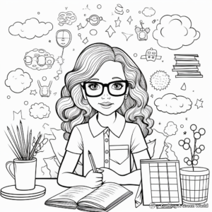 Word Art Administrative Professionals Day Coloring Pages 1