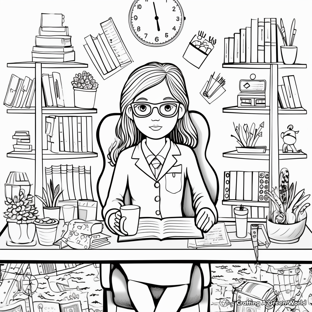 Word Art Administrative Professionals Day Coloring Pages 2