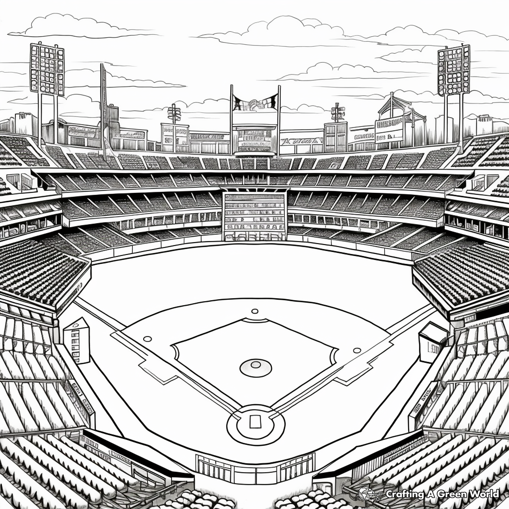 World Series Moments Coloring Pages 4