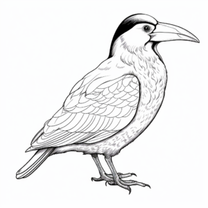World's Birds: Exotic Toucan Coloring Pages 1
